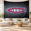 Montreal Canadiens Wall Tapestry, Soft Fabric Wall Hanging, Decorative Backdrop For Bedroom Home Wall Art