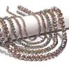 1 Strand 3/4/6/8/10mm Faceted Crystal Beads Brown Glass Loose Spacer Beads For Jewelry Making DIY Necklace Bracelets Accessories