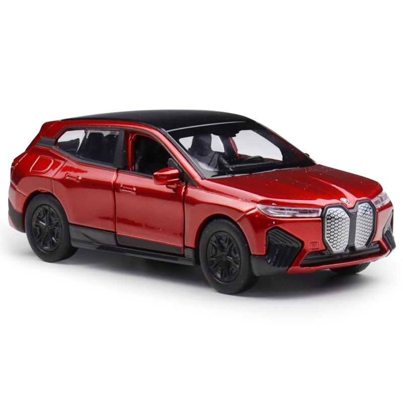 

Welly 1/36 BMW IX SUV Alloy Sports Car Model Diecast Metal New Energy Vehicle Car Model High Simulation Collection Kids Toy Gift красный