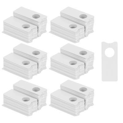 600Pcs Plant Label Waterproof White PVC Flower Hanging Marker Tag for Garden Courtyard