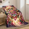 Mandala Blume Edelstein Decke Schlafzimmer Decke für Wohnzimmer Sofa Mittagspause Weicher Überwurf für Freundes Festival Geschenk