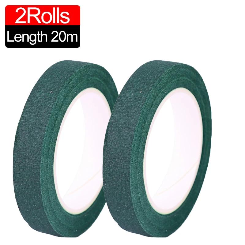 10/1Rolls Self-adhesive Bouquet Floral Stem Tape Artificial Flower Stamen Wrapping Florist Green Tapes DIY Flower Supplies