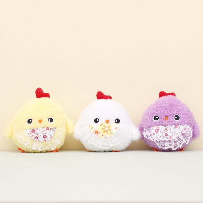 Adorable Plush Chicken Keychain Soft Toy Cute Chick Doll Bag Charm Kids Gift