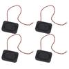 4 Pcs Mini Speaker 8 Ohm  2W 0 To 20kHz Full Frequency Cavity Speaker for Advertising Machine Laptop