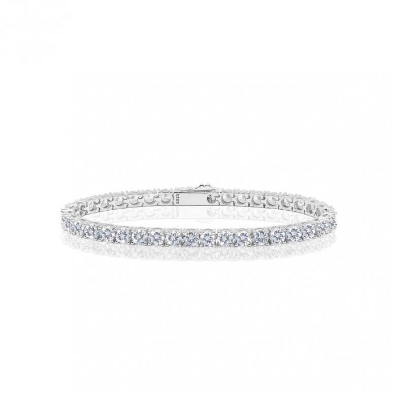 Iceball Ice Tennis Bracelet 4mm  Wg 