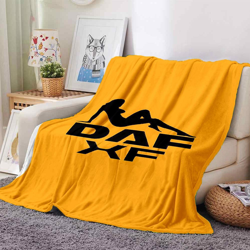 

1pc DAF XF Soft Flannel All Season Throw for Home, Office, Outdoor UseDurable Comfort Soft Warm Throw for Home 80x120cm