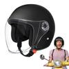 Electric Motorcycle Helmets Lightweight Cycle Half-helmets Retro Vintage Riding Lens Helmets Comfortable Ventilation Keep warm