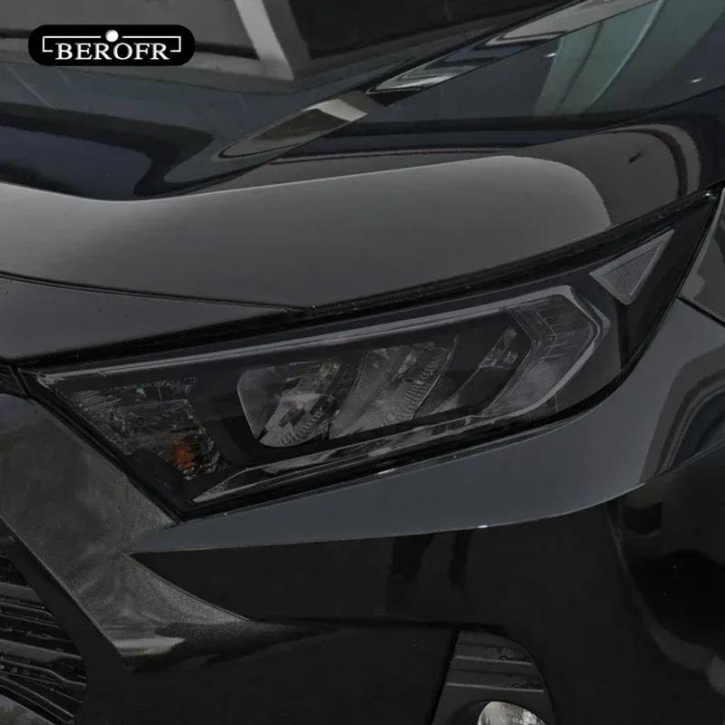 For Toyota RAV4   XA50 Car Headlight Tint Black Protective Film Protection Transparent TPU Sticker Accessories