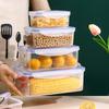 Microwave-Safe Fresh-Keeping Rectangular Lunch Box - Heat-Resistant, Sealed Plastic Food & Fruit Storage Container