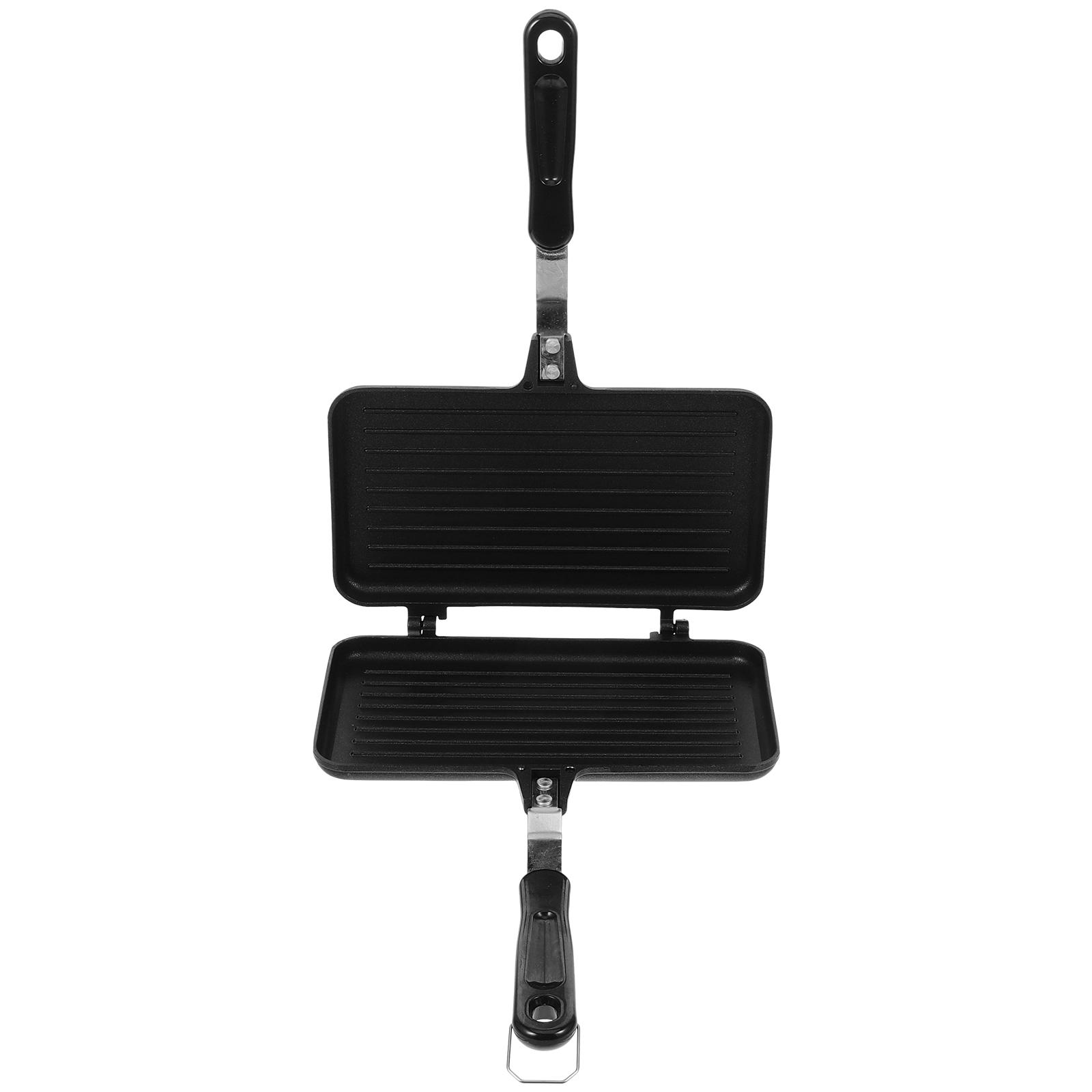 

Сэндвичницы на гриле Сковороды с антипригарным покрытием Тостер-пресс Двусторонние бытовые антипригарные 35.00X23.20X3.00CM