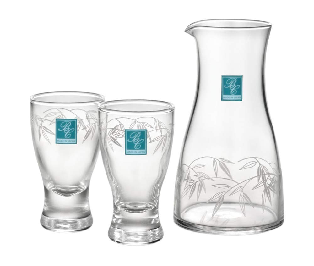 

Toyo Sasaki Glass Soyogisasa Холодное саке 310 мл Саке 75 мл Набор рюмок для саке, Набор из 3 предметов, Прозрачный, Бутылка,