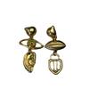 European, American and Western Xiapa, devil's eye, ears, mouth, facial features, expression asymmetry, earrings, medieval vintage earrings