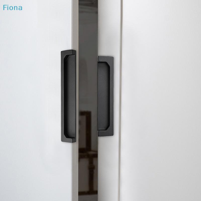 Recessed Cabinet Pulls, Aluminum Alloy Hidden Drawer Handles for Wardrobe & Furniture (Multi-Color & Size