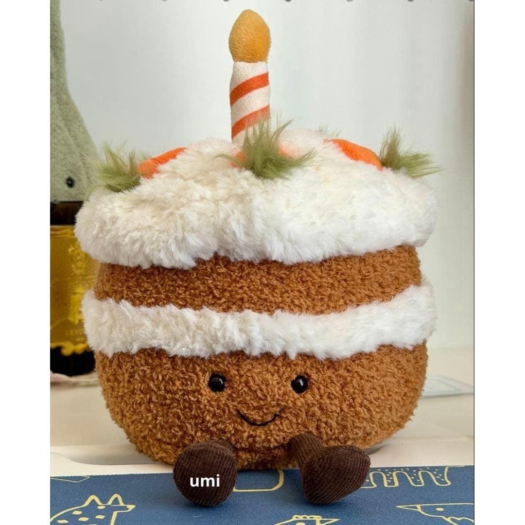 Jellycat Amuseables Carrot Cake tag