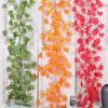 Artificial Red Maple Vine for Ceiling and Pipe Decoration