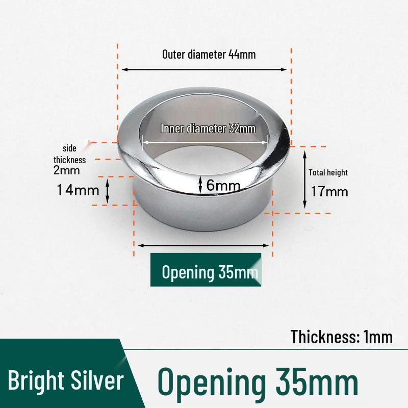 Round Cable Grommet: Desk Cable Organizer & Ventilation Cover