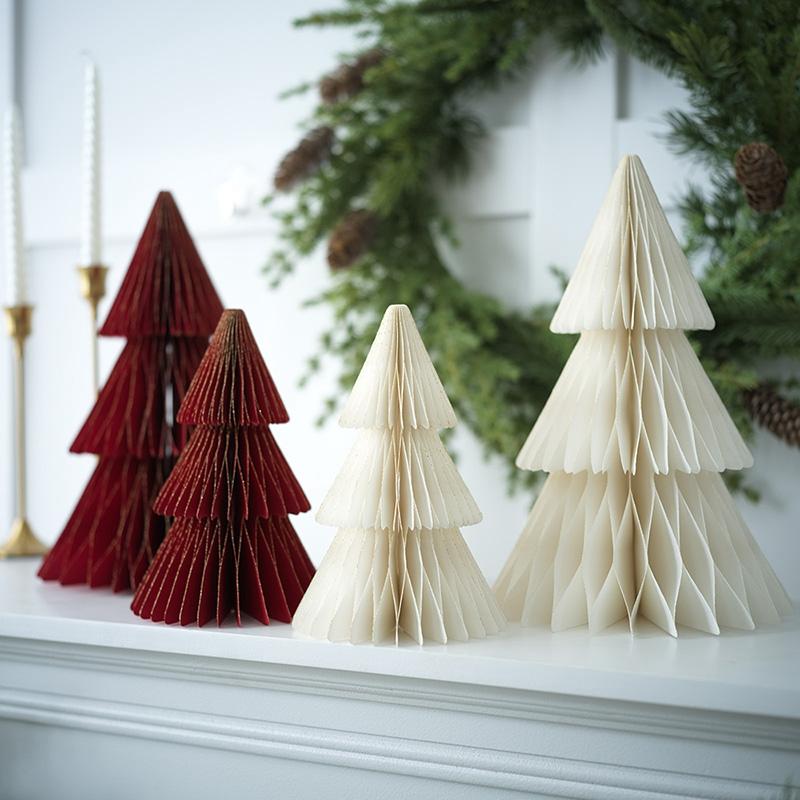 Christmas Tree Ornament Christmas Decoration 2026 3D Honeycomb Ball Desk Accessories Xmas Tree Navidad Decoraciones