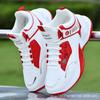 Wear-resistant Soft-soled Basketball Shoes High-top Trendy Shoes Leather Surface Waterproof Sports and Leisure Shoes Student