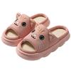 2025Cat Couple Women Slippers Breathable Indoor House Slippers Sweat-absorbing Linen Antiskid comfort Casual Slippers