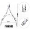 3 Stück/Set Zehennagel Fingernagel Nagelhautzange Professioneller Nagelknipser Maniküre Schneider Schere Rostfreier Stahl Trimmer Werkzeuge