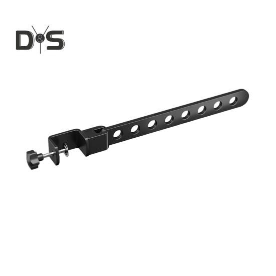 

Складная вешалка для одежды с регулируемым зажимом, крепление на окно, поворотный, прочный, для сушки одежды на балконе, органайзер чёрный