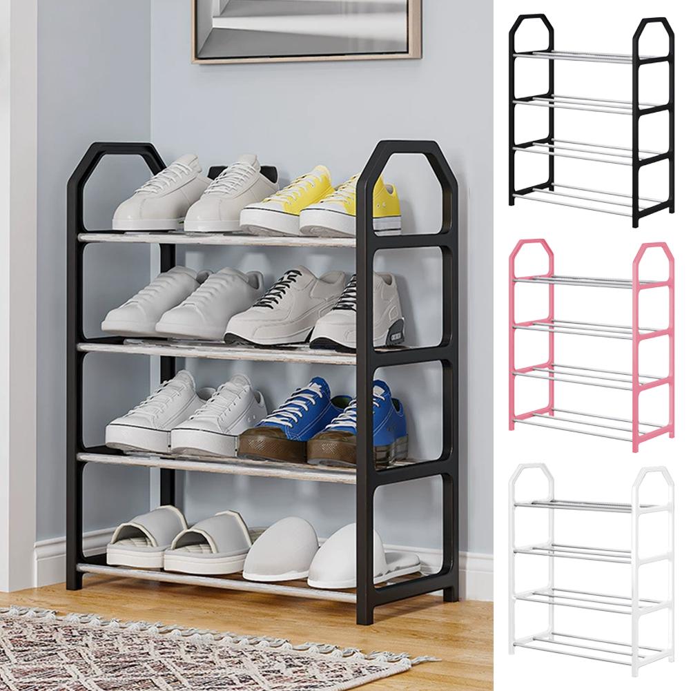 4 Floor Assembly Creative Home Shoe Rack Dormitory Door Storage Rack Storage Shoe Cabinet Components For Home Supplies