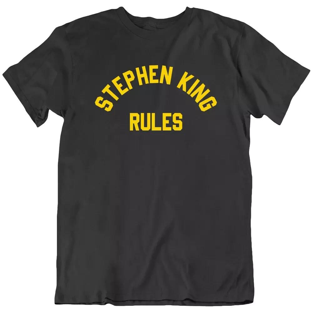 Stephen King, Stephen King Rules Monster Horror Scary Ghost T Shirt Tee Gift New 3XL