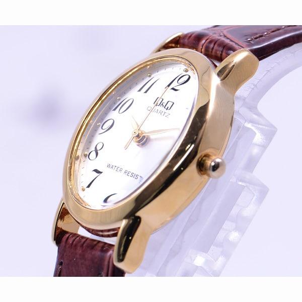 Citizen Women's VZ89-104 ( Watch Q&Q Standard Model) Oval Watch Brown Analog