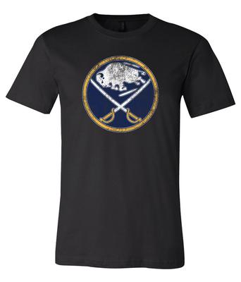 Buffalo Sabres Distressed Logo Shirt S-6XL Tracking!! Unisex T-Shirt