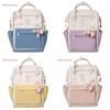 Lightweight Nylon Backpack For Girls Street Style Trendy Waterproof School Bag