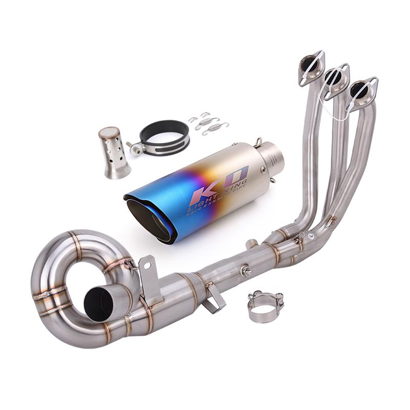 For CFMOTO 675SR SS 2024-2026 675NK 2025 2026 Exhaust System Muffler Tail Pipe Header 304 Stainless Steel Escape With DB Killer
