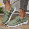 New Four Seasons Universal Canvas Shoes Fashion Women's Le Fu Shoes  Outdoor Autumn Large Women's Shoes  De Mujer for daily use