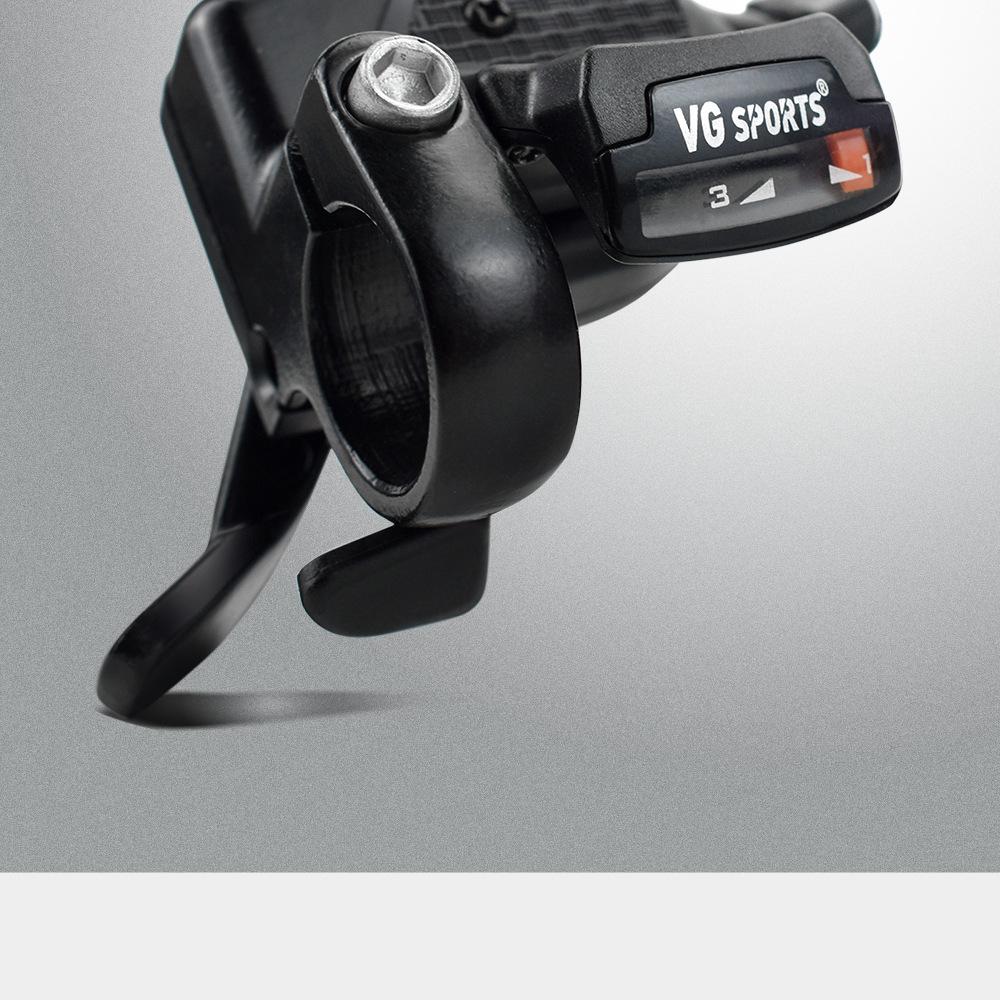 VG Sports Mountain Bike Shifter and Derailleur Set: 8-11 Speed, Aluminum Alloy Body.