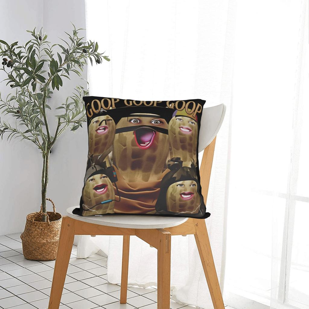 Funny The Burnt Peanut GOOP Bungulator Pillow Case Fashion Pillow Cover Comfy Pillowcases For Living Room Chair
