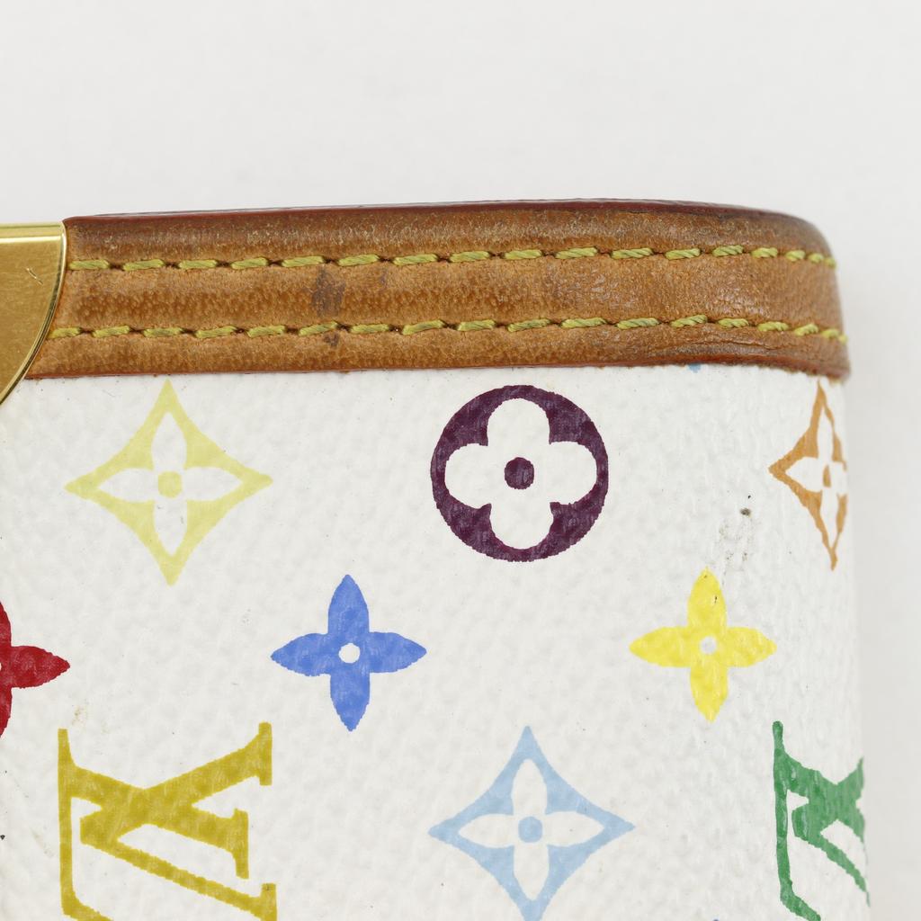 Louis Vuitton Porte Tresor International Purse M92659 Three Fold Bron Monogram Multicolor Women Used