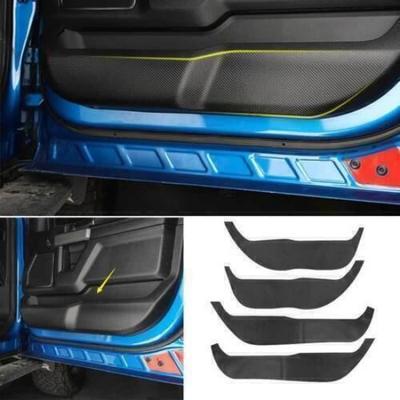 4PC Carbon Fiber Inner Door Anti-Kick Panel Trim For Ford F-150 Raptor 2015-
