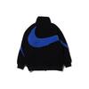 Nike Giacca Reversibile Boa con Grande Swoosh (Dimensionamento dell'Asia) Capispalla da uomo Nero/Game Royale BQ6546-009