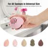 Premium 1PC Eco-friendly Silicone Porous Beauty Egg Storage Set Puff Storage Box Reusable Travel Portable Organizer.-zmt