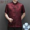 Men's Ice Silk Chinese Style Summer Shirt