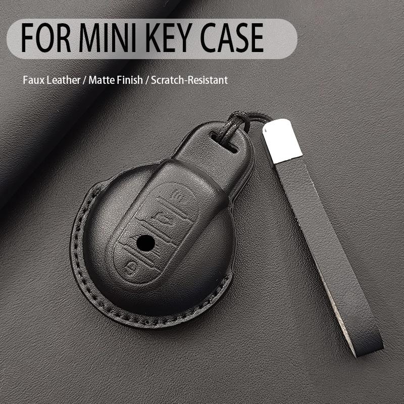 Car Key Case Cover Fob For Bmw Mini Cooper S One Jcw F54 F55 F56 F57 F60 Clubman Countryman Keyless Keychain Durable Luxury