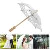 Lace Wedding Umbrella Wedding Bridal Lace Umbrella Decorative   Umbrella Photography Prop for Party Camping