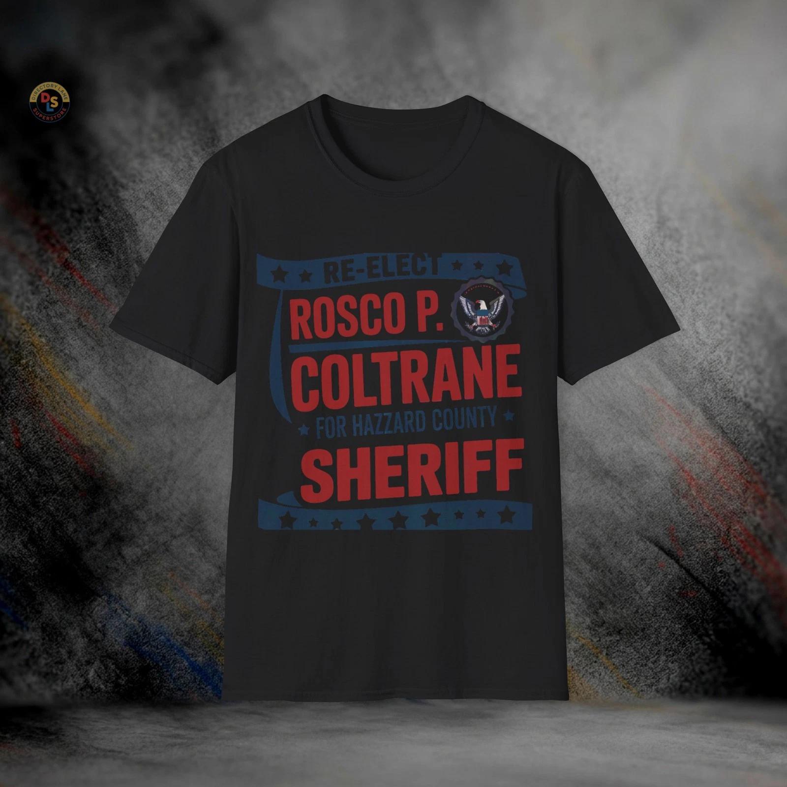 Rosco P Coltrane Dukes of Hazzard T-Shirt | Softstyle Tee XXL