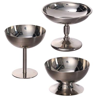 Wide Applications Ice Cream Cup Stainless Steel Dessert Cup