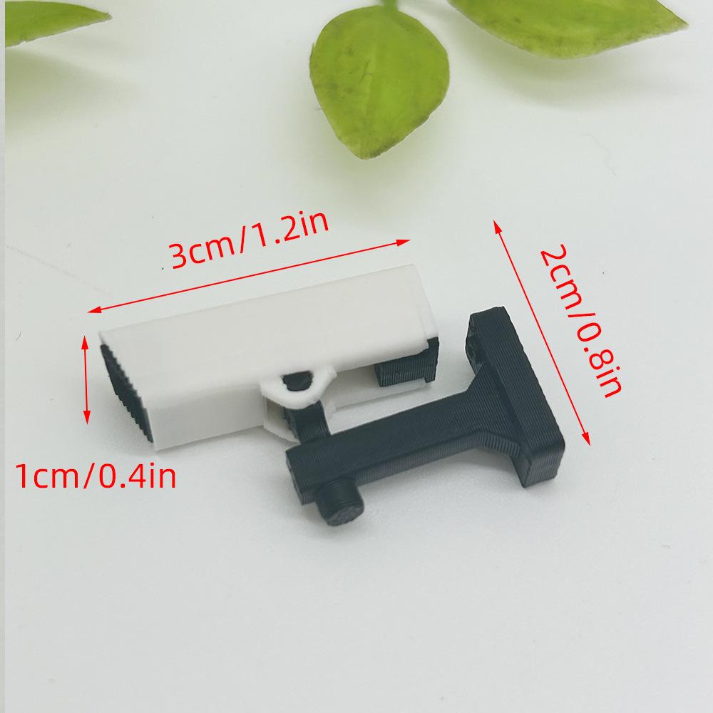 1:12 Dollhouse Mini Surveillance Camera Model - Miniature Simulation Ornament for Play House Scenes