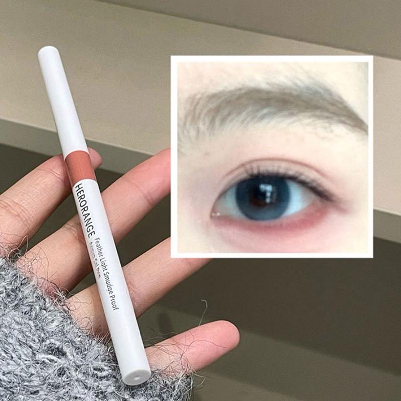 Herorange Glitter Diamond Silkworm Pencil Peach Shimmer Highlighter Aegyo Sal Stick Brighten Eye Shadow Pen Makeup Cosmetic