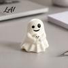Cute Desk Accessory for Autumn Halloween Ghost Figurine Mini Cartoon Statue Little Spooky Table Decor Desktop Ornament Tiered Tray Home Yet Adorable