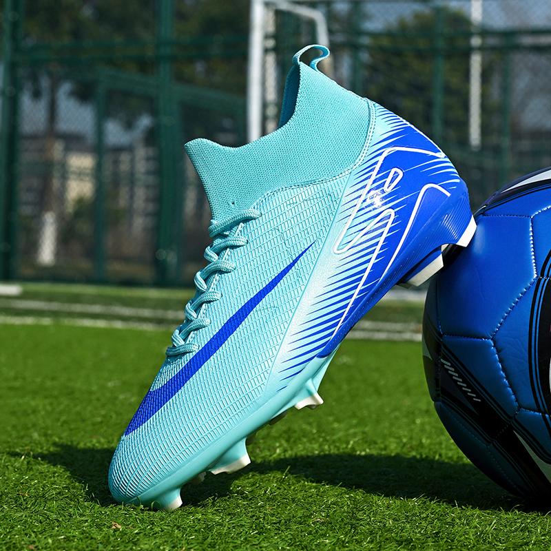 Youth Soccer Shoes Men Women Professional Training Outdoor Football Shoes Anti Slip Wear-resistant Trendy Football Boots for Man
