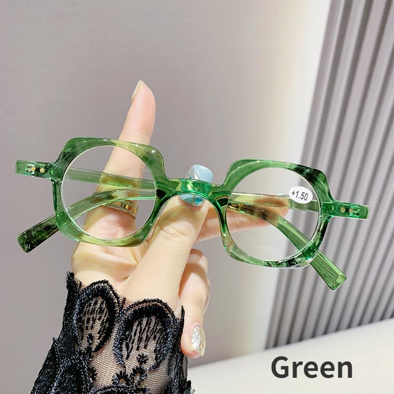 

Модные очки для чтения для женщин и мужчин, анти-синий свет, квадратная оправа, очки для пресбиопии, законченные очки для дальнего зрения до +4,0 +1.0