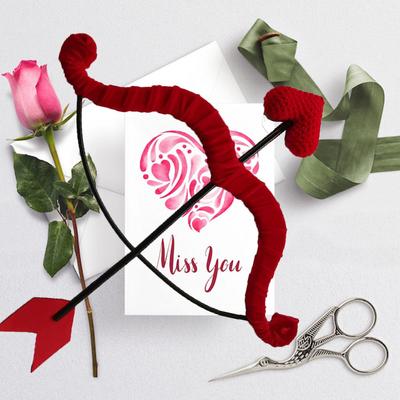 Danielle Valentine 1 Piece Valentine's Day Home Decoration Cupid Character Props Accessories For Wife And Lover Gift