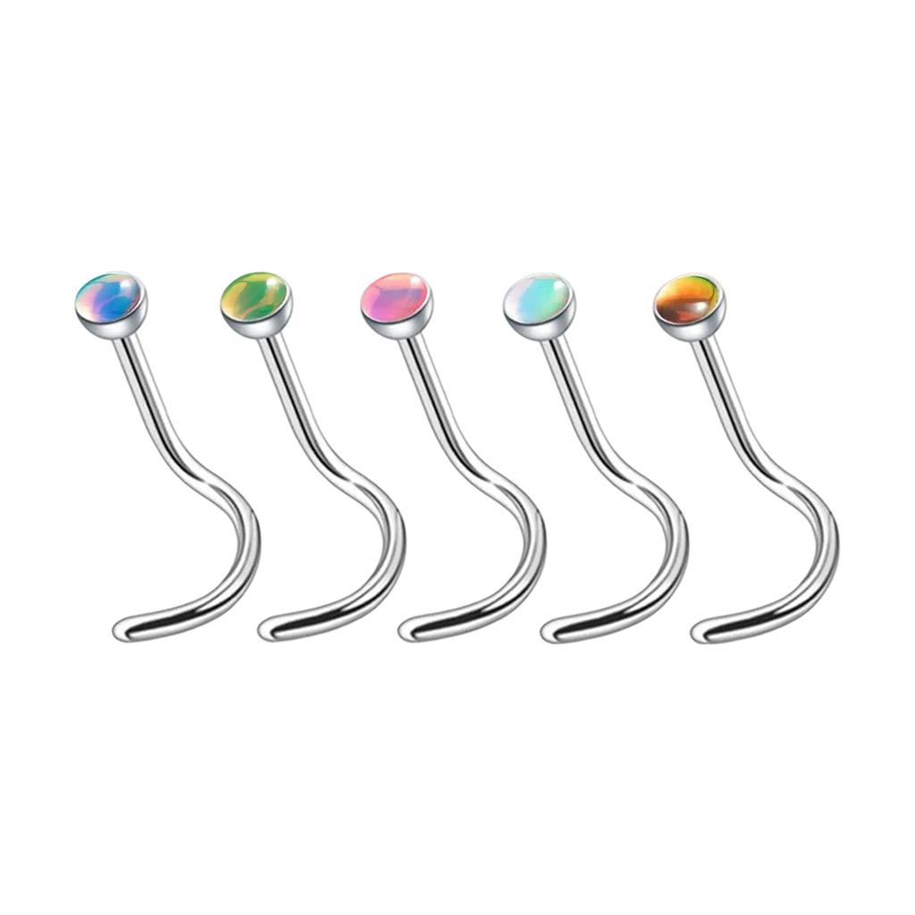Nose Piercing Jewelry Nose Studs Set Alloy Nose Decorations Nose Piercings Alloy Texture Suitable for Comfortable Wear